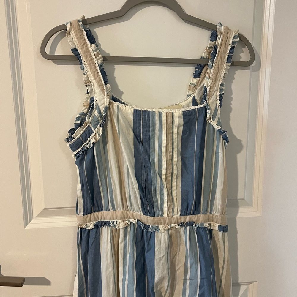 Cleobella Striped Midi Tassel Dress- Medium - Picture 2 of 5
